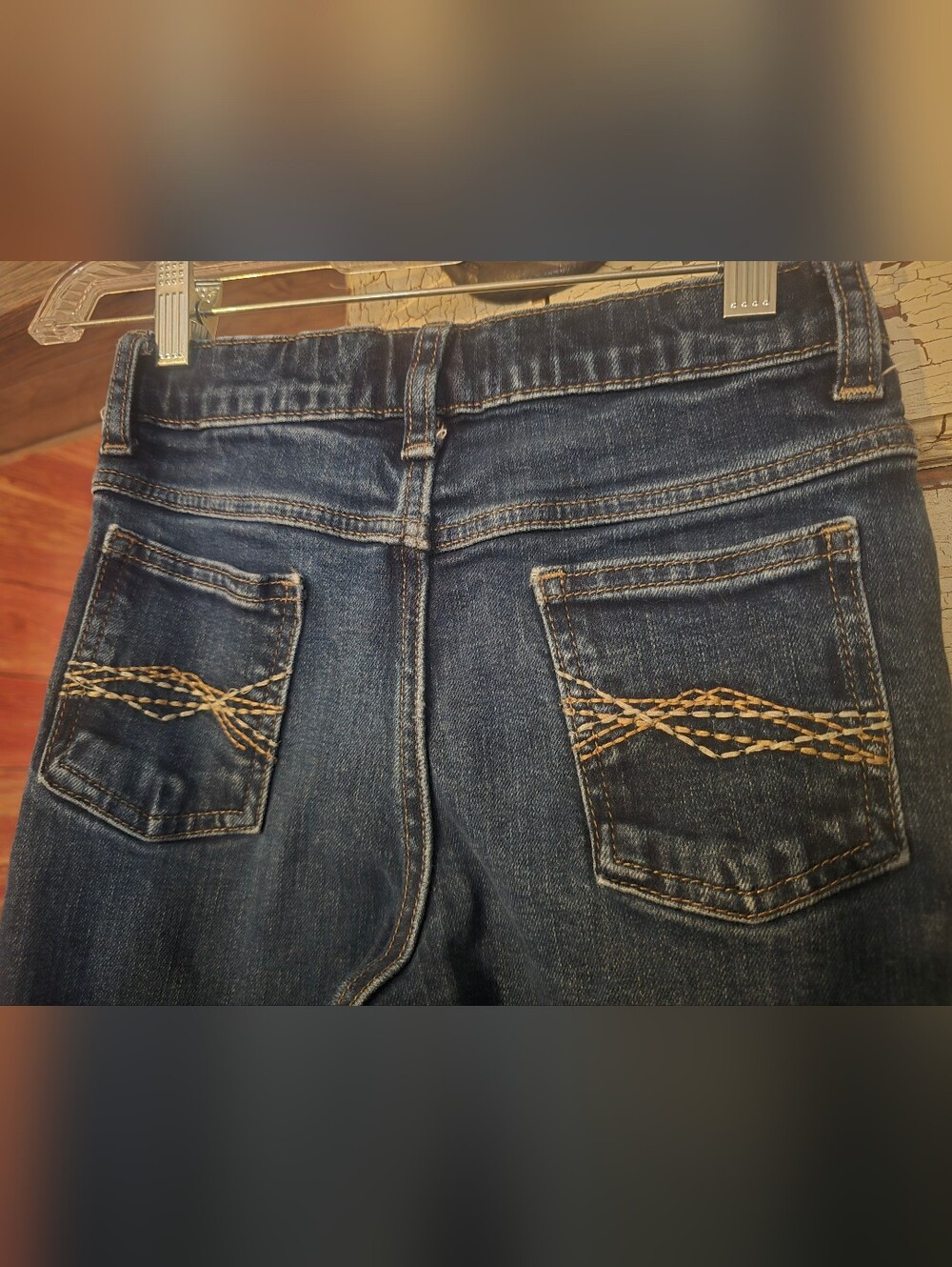 Boys Western Cowboy Wrangler 20X Denim Jeans Sz. 7 Reg Great Condition
